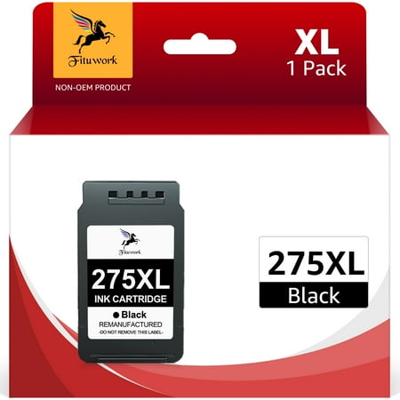 PG-275XL Black Ink Cartridge for Canon PG-275/CL-276 Ink Cartridge Black and Color Multi Pack use with Canon PIXMA TS3500 TS3520 TS3522 TR4720 TR4700 Printers(Black, 1 Pack)