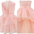thumbnail image 6 of LOEL Girls Pink Ball Gown Witch Dress Princess Dresses Sequin Tulle Dress Wedding Birthday Party Dress Up, 6 of 7