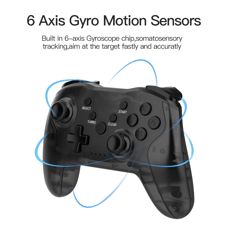 NETNEW Wireless Turbo Gamepad for Switch & Switch Lite, Pro