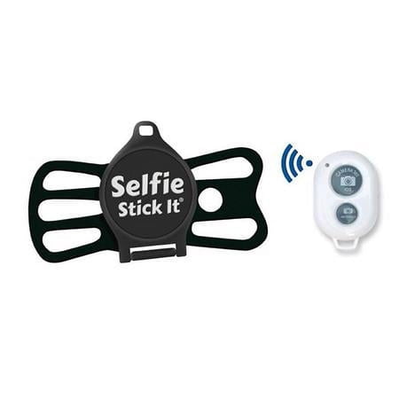 UPC: 0770241123041 | Smartphone Selfie Stick-It with Remote Control  Black Body/Black Silicone