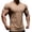 Khaki_002, variant on Domuza Fashion Mens T Shirt Muscle Gym Workout Athletic Shirt Moisture Wicking Tee Shirt Top Army Green S