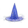 thumbnail image 3 of Wovilon Halloween Party Decorations, Halloween Witch Hat Party Decoration Props Witch Hat Halloween Witch Hat Non-woven Tulle Hat Event Party Supplies Props Decoration, 3 of 3