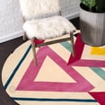 thumbnail image 7 of Teppich Homes Handmade Tufted Wool Area Rug 11x11 - Soft Carpet for Hallway and Living Room, 7 of 7