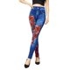 thumbnail image 2 of Gibobby Leggings térmicos mujer Leggings de mezclilla de imitación para mujer, pantalones de nueve puntos, sin costuras, estampados, ropa exterior(Rojo,G), 2 of 5