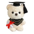 thumbnail image 2 of CaiYueKe Graduation Teddy Bear Keychain Plush Stuffed Animal Doll Backpack Purse Charm Gift for Graduate Student PhD Cap Mortarboard Tassel Keepsake Souvenir, 2 of 7