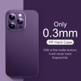 thumbnail image 4 of Luxury 0.3mm Hard PP Matte Case For iPhone 15 14 13 12 Mini 11 Pro Max Xr Xs X SE 7 8 Plus Ultra Thin Frosted Colorful Fundas, 4 of 5