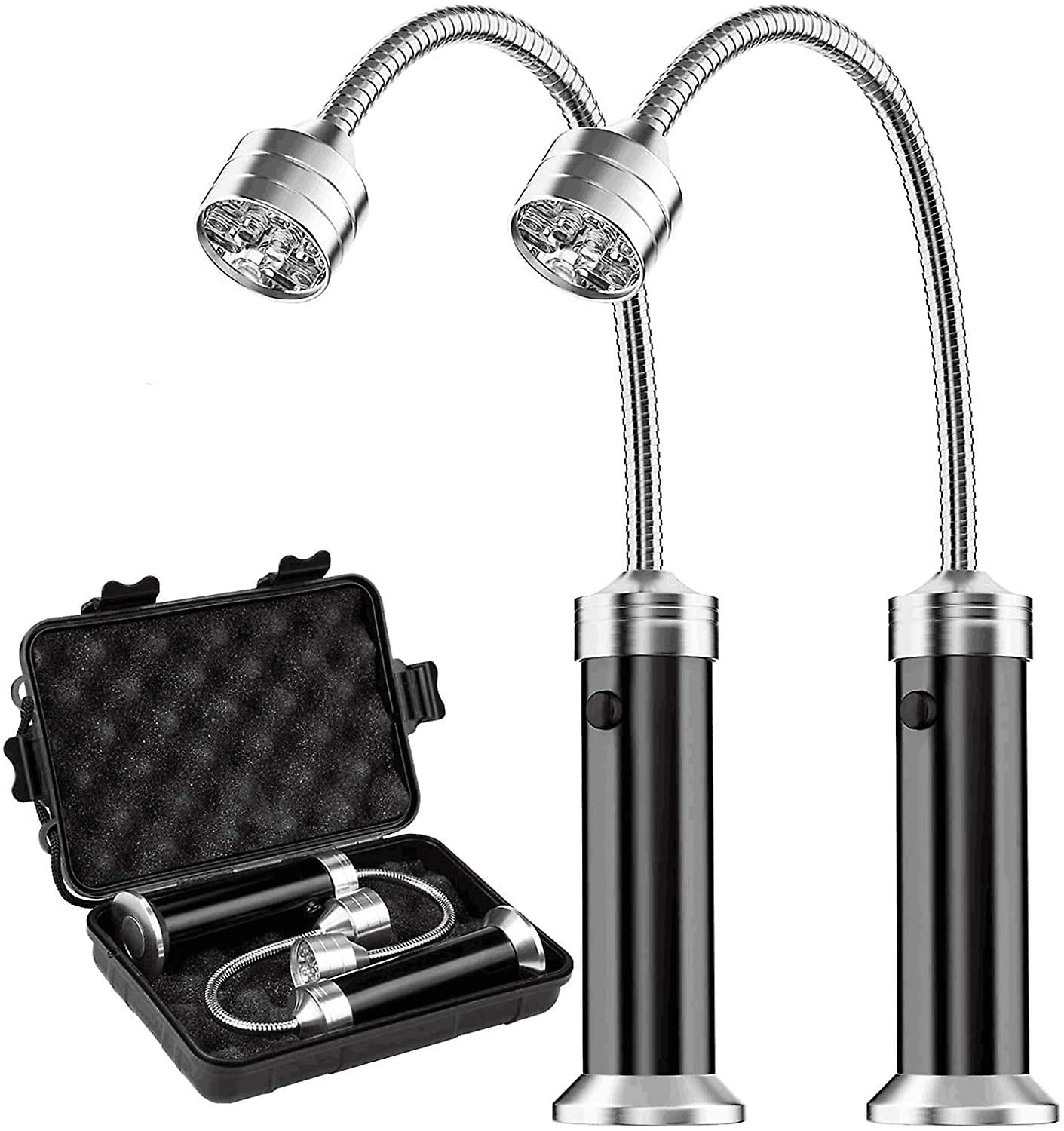 BBQ Light Set, 2 LED BBQ Grill Lights with Magnetic Base, 360 Degree ...