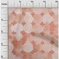 thumbnail image 2 of oneOone Cotton Cambric Rose Brown Fabric Geometric Watercolor Polka Sewing Material Print Fabric By The Yard 42 Inch Wide, 2 of 4