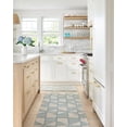 thumbnail image 4 of Dash & Albert Ojai Hand Loom Knotted Cotton Rug, 3' x 5', Blue, 4 of 6