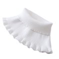 thumbnail image 2 of Rigardu Hot Sale!! Scarf for Women Winter 2025 Women's Turtleneck Dickey Collar Knitted Detachable Collars Mock High Turtleneck Dickey Collar for Women Girl White One Size, 2 of 5
