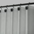 thumbnail image 1 of Cortina de baño Moorefield Solid 183x183 cm con ojales negros, dobladillo magnetico y tacto suave, Gris, 1 of 7
