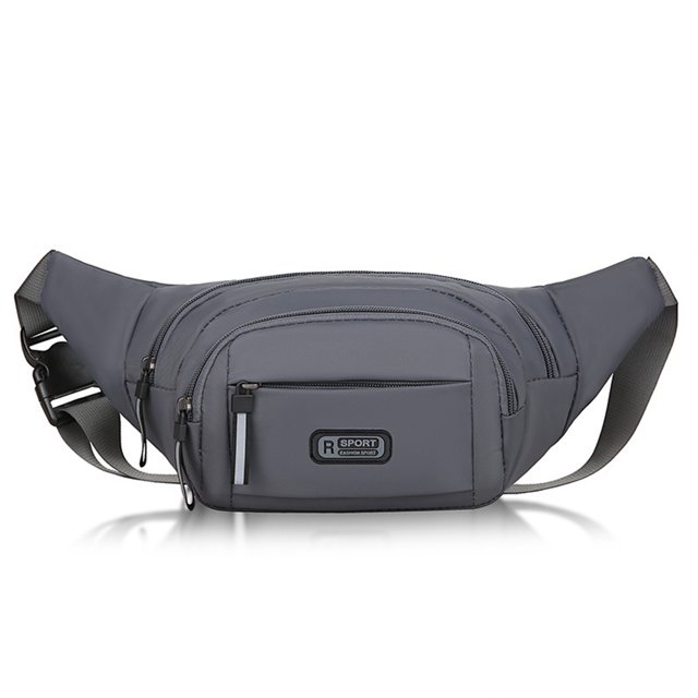 Bolso Deportivo Nailon Hombro A La Cintura Con Múltiples Bolsillos para Viajes Al Aire Libre