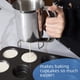 thumbnail image 2 of Dispensador de masa para panqueques de acero inoxidable. Ideal para hornear panqueques, crepas y waffles. Embudo para masa de pasteles y panqueques., 2 of 5