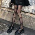 thumbnail image 3 of PMVFHDE Women's Point Pattern Tights Sheer Stockings Elegant Pantyhose Comfortable Seggings Fashionable Legwear Black, 3 of 4