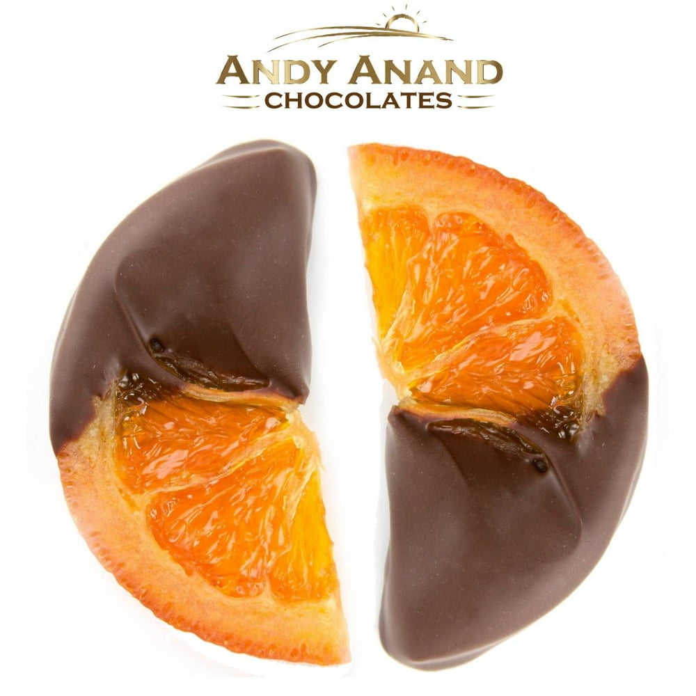 Andy Anand Belgian Dark Chocolate Orange Segments Delicious Gift Boxed