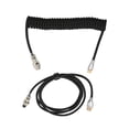 thumbnail image 1 of Custom Coiled Keyboard Cable, Fast Charging, Wide Compatible, Type C Plug, Double Sleeve, Scope Of Application For USB C To USB A Keyboard, 1 of 8