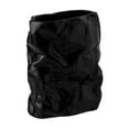 thumbnail image 4 of Florero de cerámica arrugado de estilo nórdico, florero decorativo de arte moderno, pieza central, artesanía para el hogar, decoración de escritorio, Negro 175 cm x 205 cm Baoblaze Florero de arte simple, 4 of 8