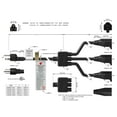 thumbnail image 7 of Cable Leader 18in 1 NEMA 5-15P to 3 NEMA 5-15R Power Extension Cord Splitter Cable 14 AWG, 7 of 7