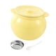 thumbnail image 4 of Recipiente de cerámica con colador, organizador, condimento, bote de cocina, aceite para freír 800 ml Amarillo, 4 of 9