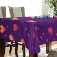 thumbnail image 5 of Yayeee Tablecloths 54" x 54" Rectangle Wrinkle Resistant Party Table Cover, Love in The Clouds, 5 of 8