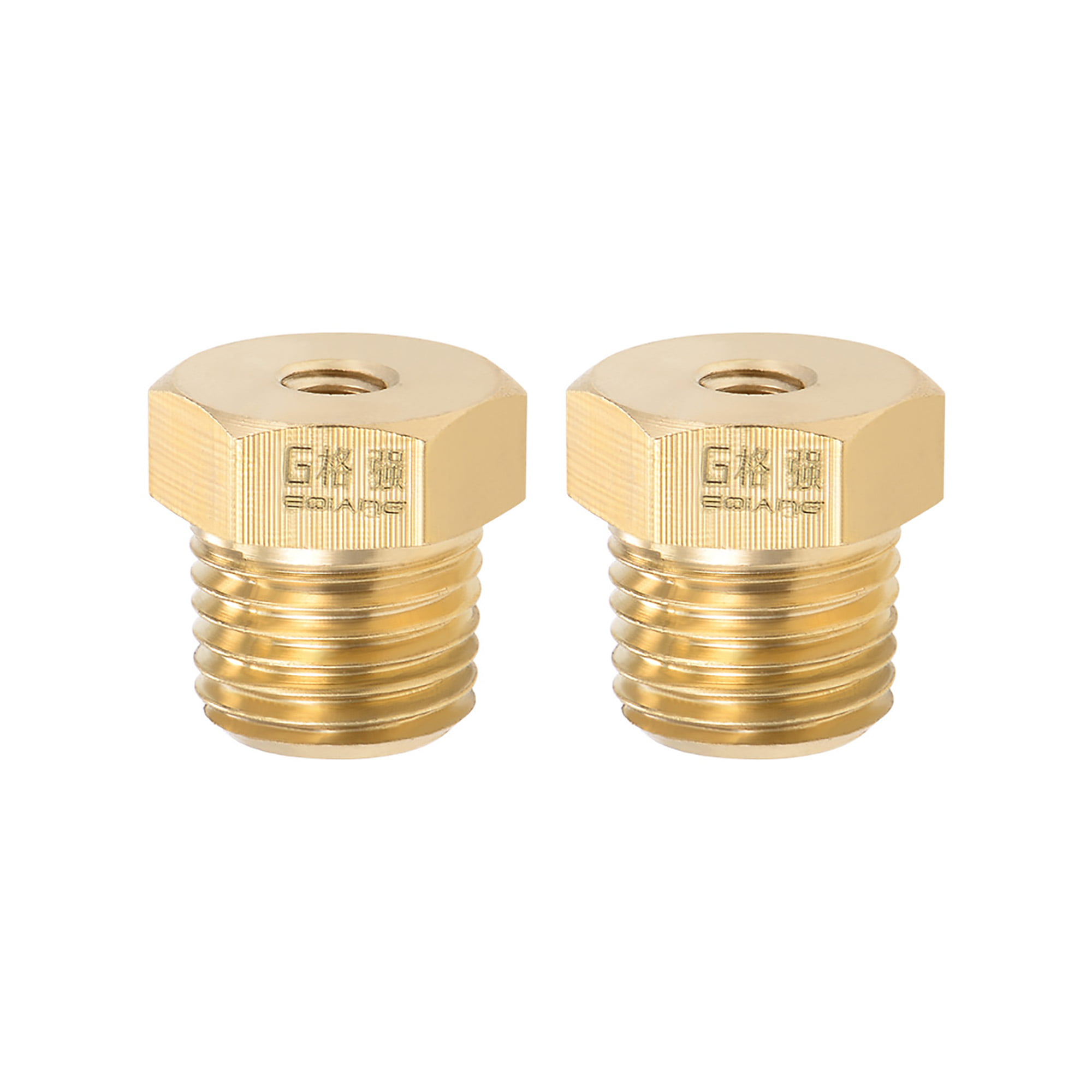 5/8" HOSE BARB X 3/4 MALE NPT Brass Pipe Fitting NPT Thread Gas Fuel Water 2PC 