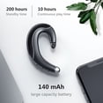 thumbnail image 5 of Fairnull 1Pc F88 Sports Ear Hook Handsfree Bone Conduction Wireless Bluetooth-compatible Earphone, 5 of 10