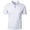 A-White461, variant on Bibifish Mens Polo Shirts Classic Plain Lapel Collar Two Button Shirts Short Sleeve Slim Fit Casual Daily Tops
