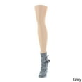 thumbnail image 3 of MeMoi Textu Pom Ankle Length Thick Knit Lounge Socks - Womens - Female, One Size, Black, 3 of 5