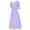 A1-Purple, variant on Fjofpr Womens Clothes Summer Dresses for Women Plus Size Cocktail Dresses Solid Round Neck Short Sleeve Formal High Waist Party Ball Prom Gown Dress