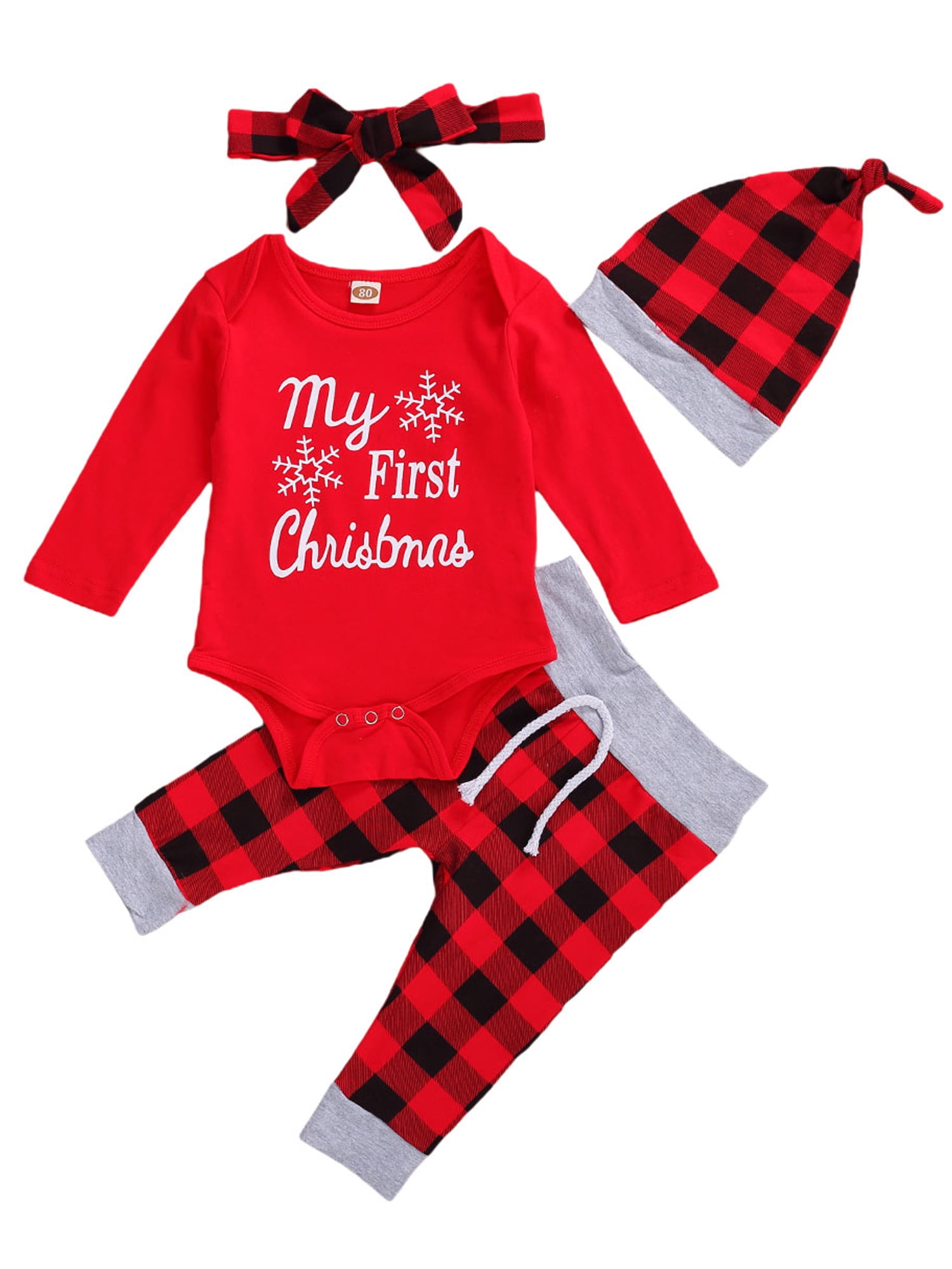 walmart baby first christmas outfit