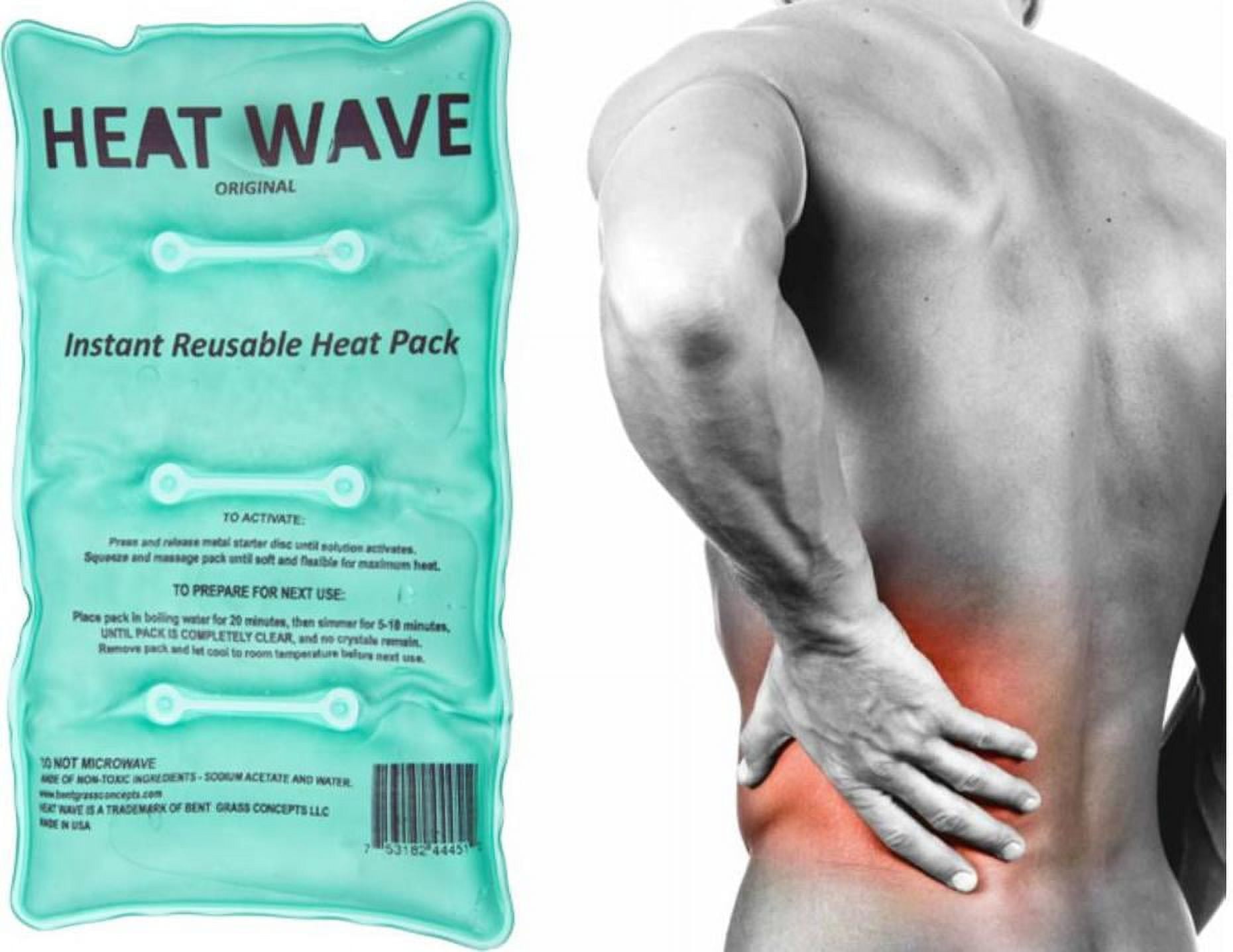 Heat Wave Instant Reusable Medium Click Heat Heat Pack MADE in USA