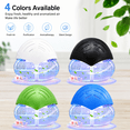 thumbnail image 6 of Air Freshener（Black） - for Home, Bedroom, Office and Warehouse - Essential Oil Aroma Diffuser with LED Color Night Light and Soothing Water Flow Sound - for Pets and Smokers., 6 of 7