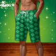 thumbnail image 2 of Wyzesi High Waisted Shapewear Shorts Male Spring and Summer Color Beach Pants Drawstring Elastic Waist Breathable Soft Short Daily Streetwear Tie Pocket Casual Shorts, 2 of 6