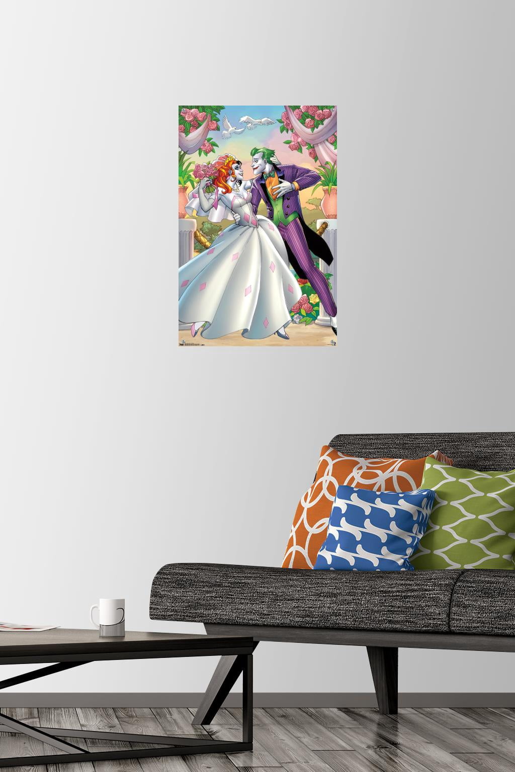 DC Comics - Harley Quinn - Romance Wall Poster with Push Pins, 14.725" x 22.375"