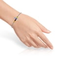 thumbnail image 3 of Galaxy Gold 14K Solid Gold Cross Bracelet for Women - White Gold Fine Jewelry, 3 of 3