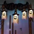 thumbnail image 4 of Intermitente LED Halloween Lámpara Sombrero Fantasma Brillante (cálido) Blanco, 4 of 8
