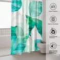 thumbnail image 4 of Bathroom Accessories Waterproof Shower Curtain, Leaf Pattern, High Quality Shower Curtain 72"x72" with Hooks, 4 of 8