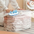 thumbnail image 4 of Sac Économiseur d'Espace de Voyage Enroulable Compression Sans Pompe Réutilisable sous Vide Vêtements Sac de Rangement de Voyage Articles pour la Maison, 4 of 7