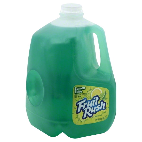 Fruit Rush Lemon Lime Fruit Drink, 1 Gallon