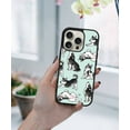 thumbnail image 5 of WIRESTER Shockproof Soft Rubber Cover Case for Apple iPhone 16 Pro 6.3" 2024, Siberian Husky Funny Playful Postures On Aero Blue Background, 5 of 5