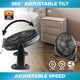 thumbnail image 3 of EZ-CHILL Ventilador de piso de alta velocidad de 20 pulgadas con inclinación ajustable de 180 grados, 3 velocidades, ideal para el hogar, el dormitorio y la oficina, 01302, 3 of 5