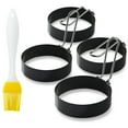 thumbnail image 1 of Amdohai Fried Egg Rings Stainless Steel Kitchen Utensil Set Nonstick Omelette, 1 of 7