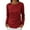 Red, variant on Sequin Tops for Women Sparkly Long Sleeve Crew Neck Bow Tie Side Slim Glitter Party Blouses Dressy Casual Tops(Silver,X-Large)