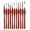 Rouge, variante sur Ensemble de 11 Pcs de Pinceaux Miniatures avec Manche en Bois Naturel pour Art et Peinture Acrylique