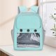 thumbnail image 4 of Billuyoard Mochila duradera para gatos, portador de felino S, compañero de viaje, ventana transparente, mochila de senderismo para mascotas Suministros para gatos Azul, 4 of 6