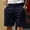 Navy, variant on CIAKGIAF Mens Shorts Fashion Button Golf Shorts Men Zipper Thin with Pockets Straight Leg Cargo Army Green for L