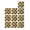 thumbnail image 2 of 10 pegatinas de mosaico autoadhesivas cuadradas 3D para decoración de cocina y baño., 2 of 14