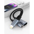 thumbnail image 1 of wonima11 iPhone Headphone and Charger Adapter 2-in-1 Lightning to 3.5mm AUX Audio + Lightning Charger Dongle Splitter for iPhone 14/13/12/11 Pro Max/Pro/Plus/Mini/XR/XS/8/7/6 Plus-Apple MFi Certified, 1 of 1