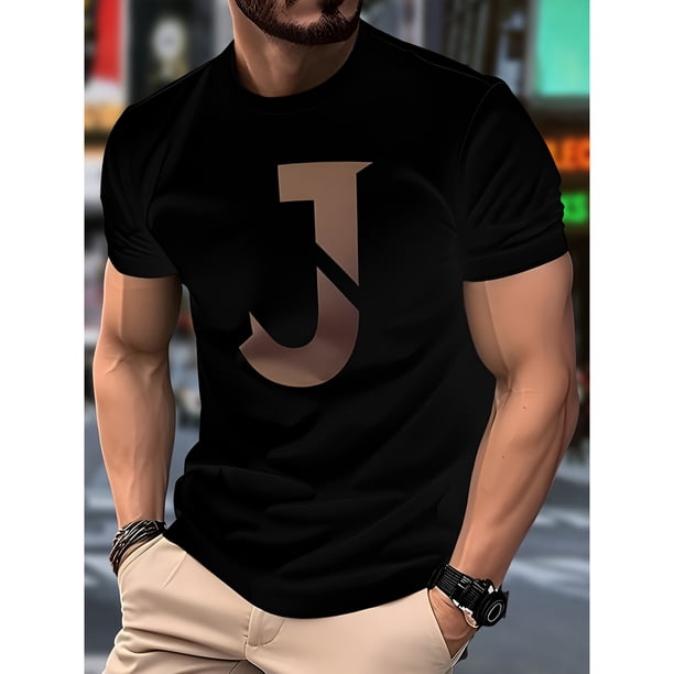 Letras de Tendencia, Tipografía Estilizada, para Camiseta de Hombre Talla Grande LincoLn Crinkle, TALLA GRANDE