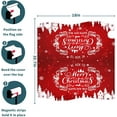 thumbnail image 6 of Merry Christmas Magnetic Mailbox Cover 21x18 Inch - Snowy Winter Decorative Wrap for Home Garden Yard Outdoor Decor - Happy New Year Post Letter Box Decal, 6 of 6